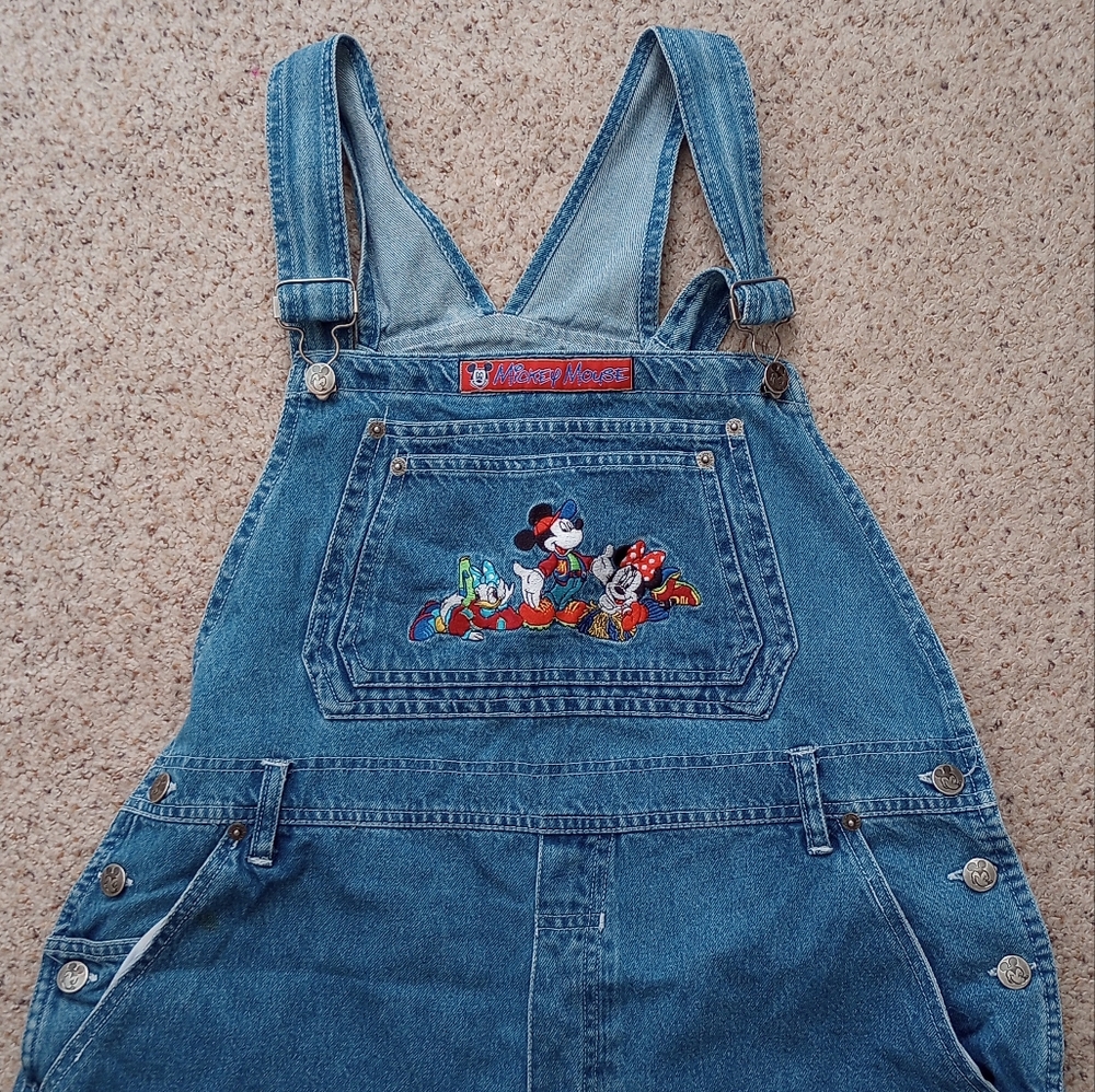Disney Mickey Mouse Unlimited Denim Overalls